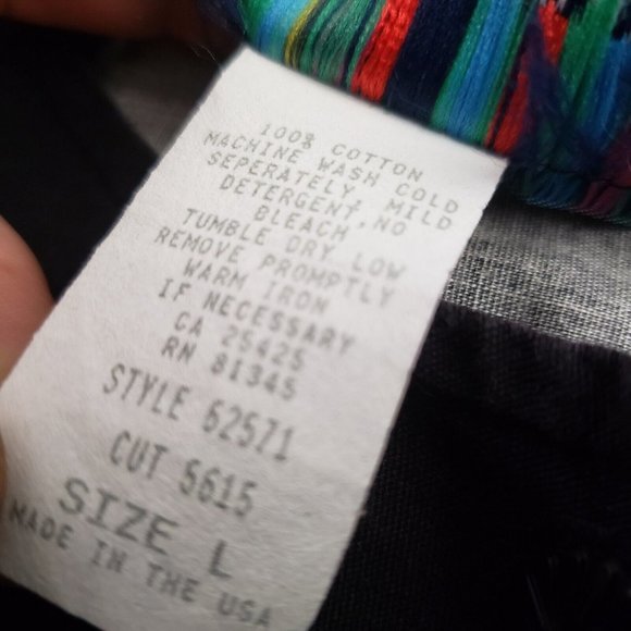 Vintage Black Daisy Summer Print Dress On The Verge Size Large Maxi - Picture 11 of 11